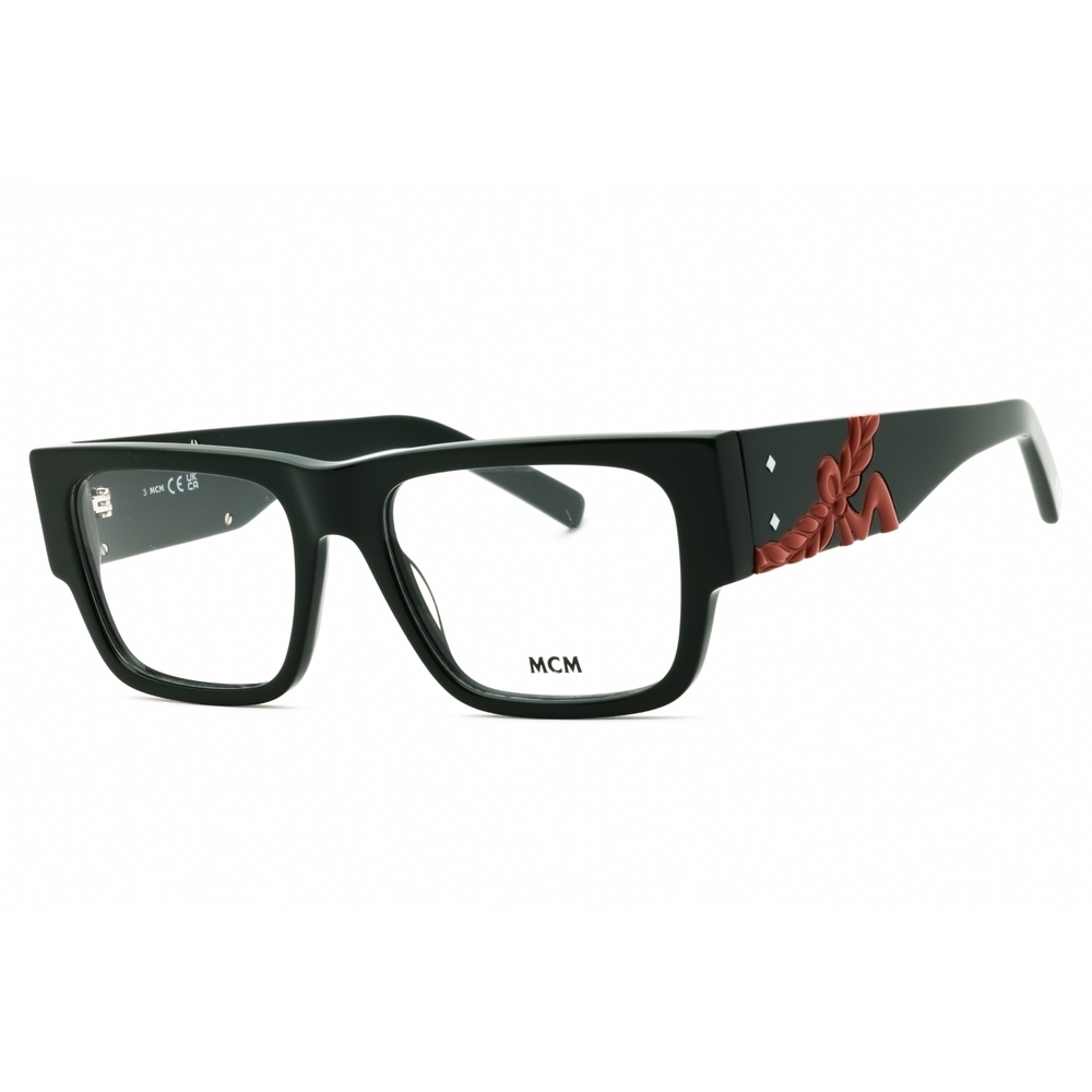 MCM MW5013 Eyeglasses Dark Green Acetate Rectangular